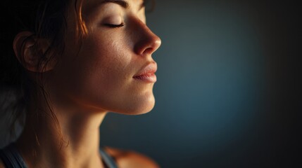 Fototapeta premium Regular mindfulness meditation nurtures focus, eases fatigue, and supports steady energy regulation for greater balance and resilience. 