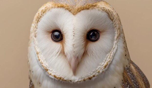 Video de b&uacute;ho blanco, primer plano, observando alrededor, tenso
