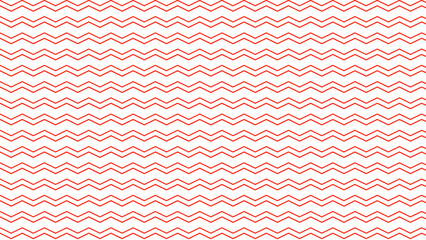 Red and white vertical wavy background. Seamless pattern with beautiful ornament decor. Wallpaper for something.	