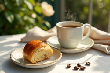 Coffee and Fresh Bread