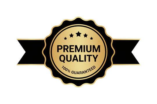 Trust this premium quality golden seal for a guaranteed satisfaction