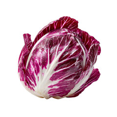 Fototapeta premium Vibrant purple & white leafy vegetable
