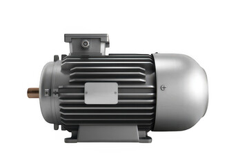 Electric motor isolated on transparent background