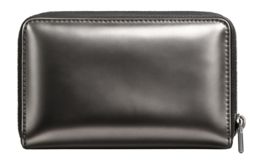Wallet with a metallic sheen finish