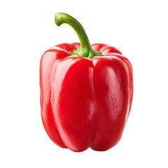Red bell pepper, whole, vibrant color
