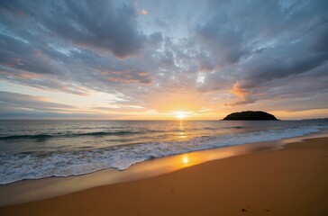 Obraz premium sunset over the sea