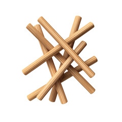 Wooden sticks,  crossed,  graphic