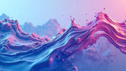 Refined Abstract image With Smooth Lines And Warm Colors, Creating A Sophisticated And Elegant Visual. 
