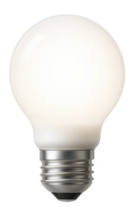 Globe-shaped LED bulb with a soft white glow