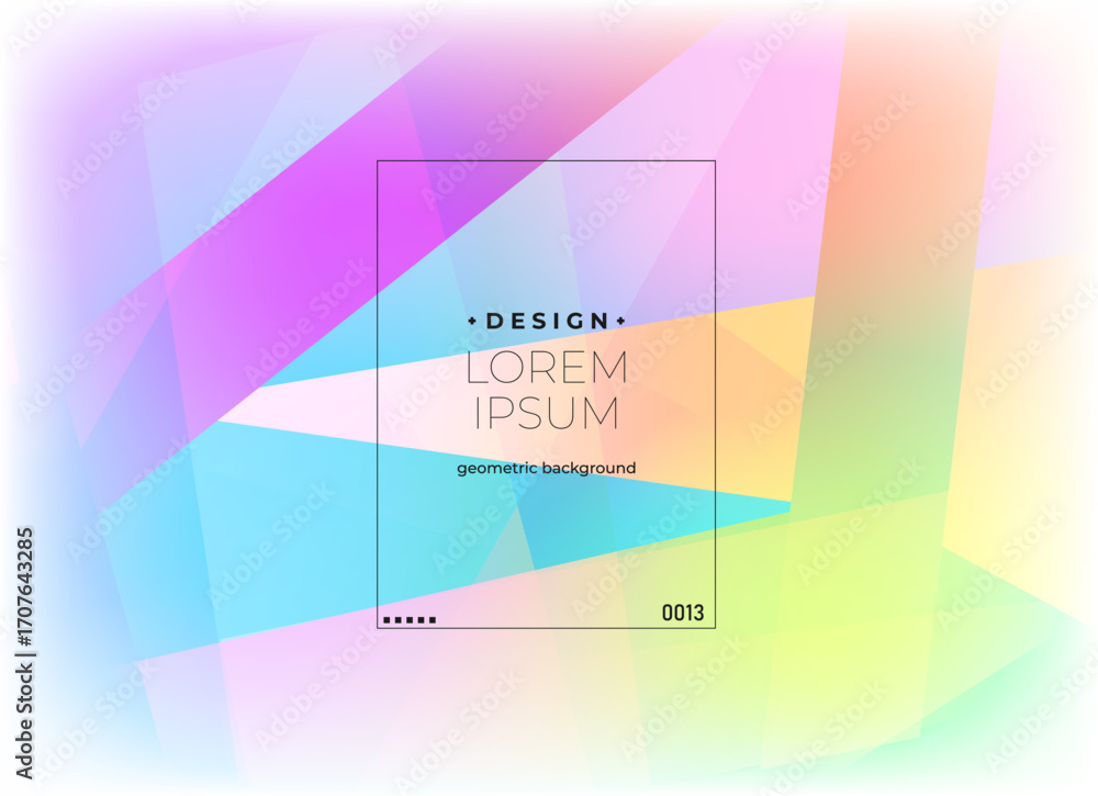 Poster flat vector. minimal geometric background. dynamic shapes composition. eps10 vector.
