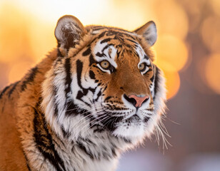 Obraz premium Tiger portrait, close-up