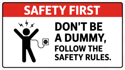 Follow safety rules, avoid electrocution, use protective equipment now