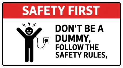 Promote safety first with this vital workplace reminder for compliance