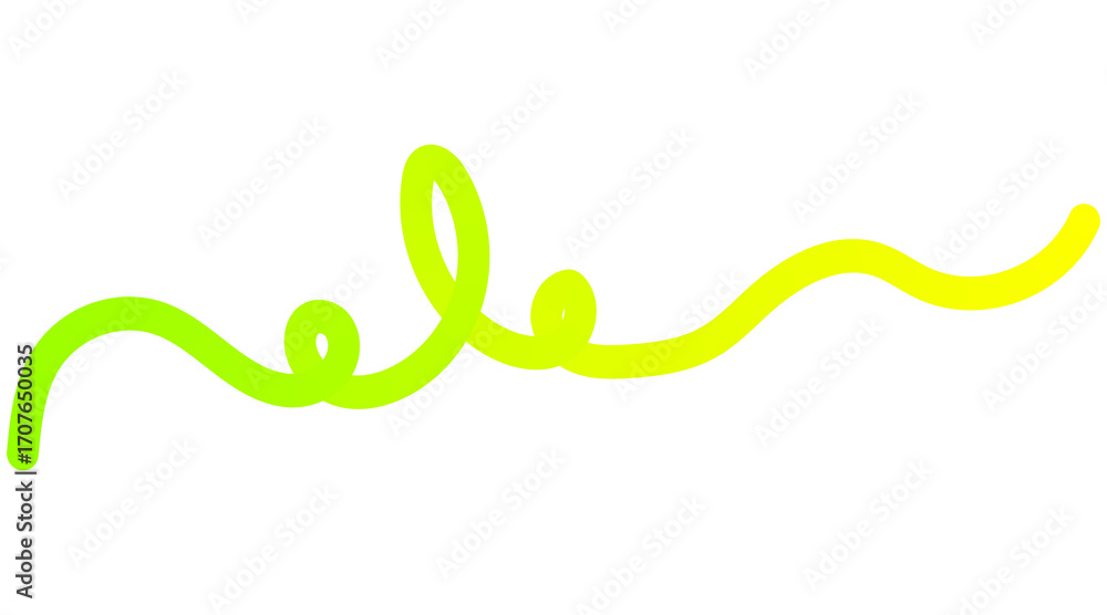 Aufkleber abstract shapes with smooth wavy lines, bright colors and gradient transitions.
