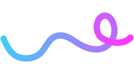 Abstract shapes with smooth wavy lines, bright colors and gradient transitions.