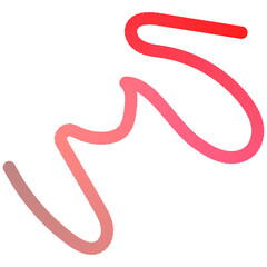 Abstract shapes with smooth wavy lines, bright colors and gradient transitions.