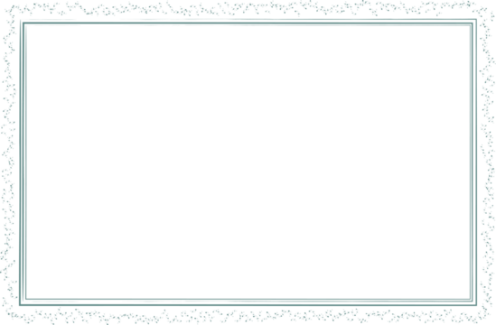 Delicate Green Confetti Rectangle Frame. 21