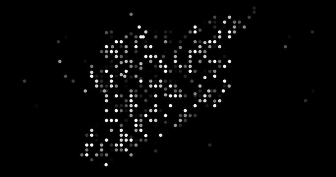 Post-Conceptual Circles Converge Crafting Abstract Syrian Map