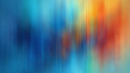 Abstract Background with Vertical Streaks of Blue Yellow and Orange Colors Keywords: abstract, background, color, blue, yellow, orange, vertical, streaks, blur, motion, light, gradient, soft