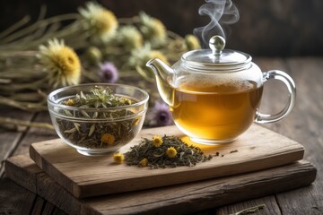 Herbal Tea with Dried Blossoms