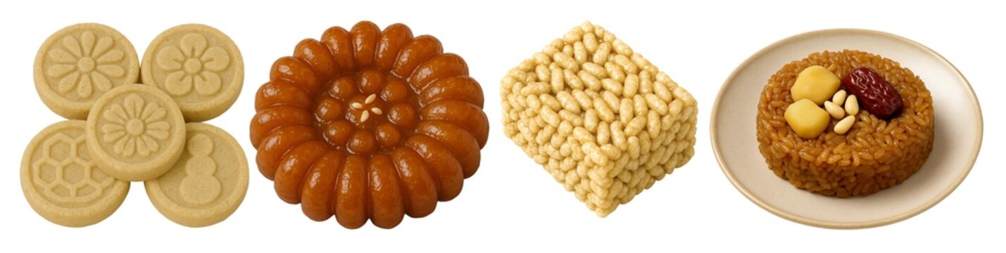 Traditional Korean Desserts &ndash; Dasik, Yakgwa, Sanja, and Yaksik