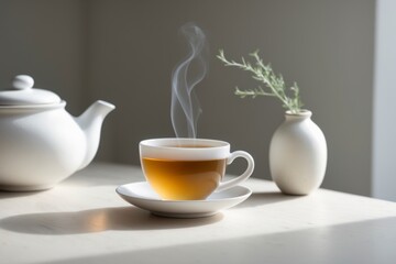 Minimalist Tea Still Life