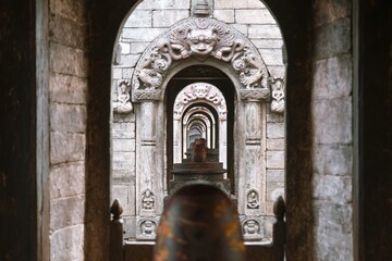 Pashupatinath Shivalinga Temple with Stone Architecture of Nepal