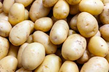 English potatoes at the market