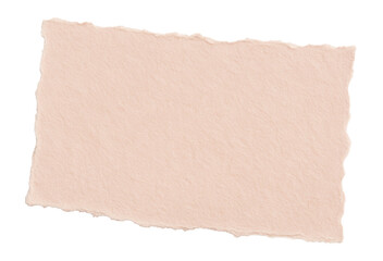 Torn piece of light pink scrapbook paper