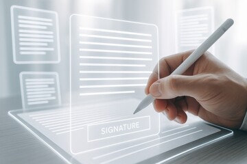 Digital Signature Technology and Modern Document Management with Virtual Interaction