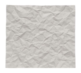 Wrinkled piece of light grey construction paper