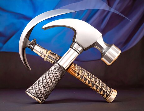 Crossed hammer and sickle, revolutionary tools