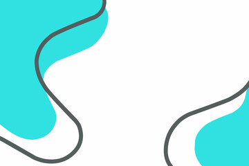 Simple design featuring teal abstract shapes with gray flowing lines on a white background. Suitable for website backgrounds, banners, or presentations. Clean and modern aesthetic.