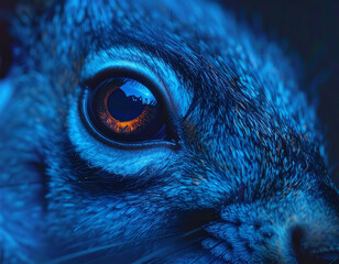 Squirrel eyes, close up