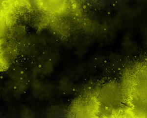 Abstract colorful watercolor for background. Digital art painting. Design for your date, postcard, banner, wedding invitation card