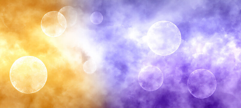 abstract poetry recital soft circle pastel.