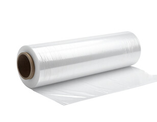 Minimalist household plastic wrap roll isolated on transparent background PNG