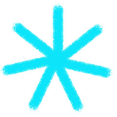 hand drawn underline with star shape