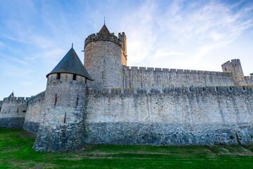 Medieval castle of Carcassonne, Languedoc-Roussillon, France