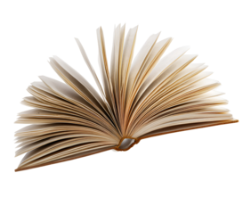 Open book with turning pages in a bright light education concept reading material library abstract learning knowledge inspiration paper pages literature story information