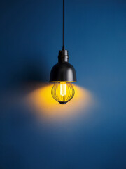 Elegant pendant light casting soft glow for teaching minimalist design and emotional ambiance
