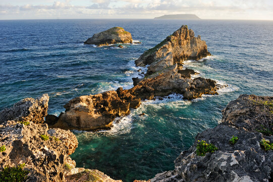 Pointes des Colibris (Colibris cape), Pointe des Chateaux, Grande-Terre, Guadeloupe