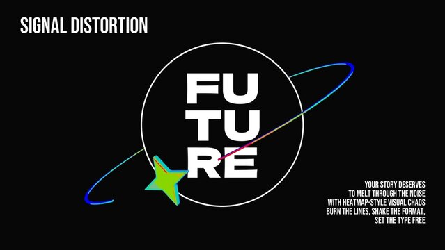 Heatmap Motion Typographic Scene 04