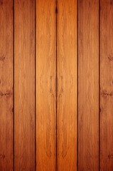 Obraz premium A close-up view of warm-toned wooden planks, showcasing a symmetrical grain pattern and a rich, natural texture.