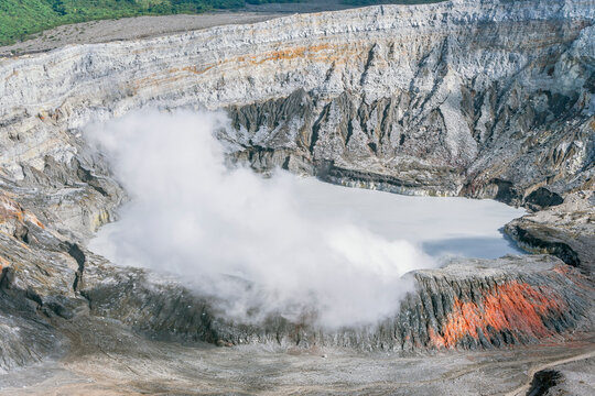 Poas volcano, Poas National Park, Costa Rica, Central America