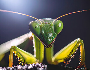 Mantis, close-up