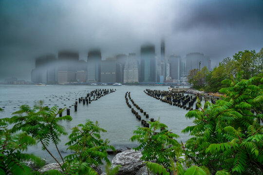 Lower Manhattan, Brooklyn Bridge Park, New York, USA