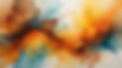 Abstract Blurry Swirls of Orange Teal and Brown Hues Keywords: abstract, background, blur, blurry, color, colorful, swirl, swirling, paint, watercolor, ink, splash, fluid, flowing, organic