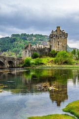 Eilean Donan Castle and Loch Duich, Isle of Skye, Highlands, Scotland, UK