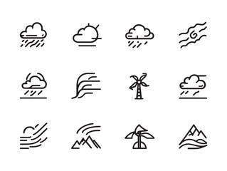 Windy line art flows through motion